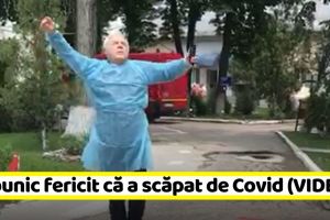 Reacţia fabuloasă a unui bunic vindecat de COVID-19, după 31 de zile de internare