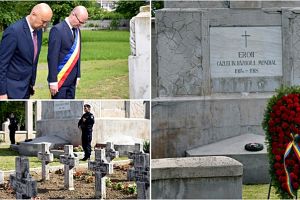 FOTOGALERIE. Eroii neamului, comemoraţi la Satu Mare, în vreme de pandemie