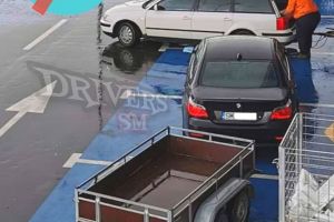 FOTO. Parcare ,,de bizon” la Satu Mare. Pe trei locuri rezervate persoanelor cu handicap