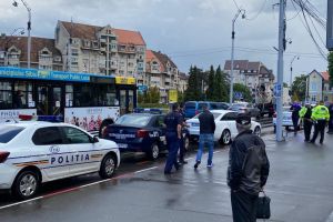 FOTO: Urmărire ca în filme la Sibiu – Un şofer din Cisnădie a pus pe jar poliţia