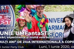 Petrecere online „1 IUNIE UMFantaSTic” – provocări, experimente şi multă voie bună!
