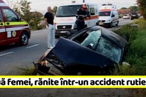NEAMȚ: Două femei, rănite într-un accident rutier