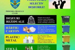 Cartele de acces în incintele de colectare selectivă a gunoiului într-un oraş din Alba. Primăria a început distribuirea lor