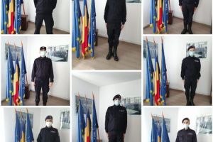 FOTO| 8 elevi ai Școlilor Militare de Subofiţeri de Jandarmi, care îşi desfăşoară stagiul de pregătire la IJJ Alba, au depus JURĂMÂNTUL de militari