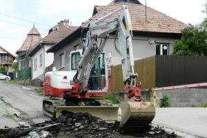 Strada Pantei a intrat în reabilitare