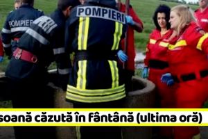 NEAMȚ: Misiune de salvare a unei persoane căzute într-o fântână (ultima oră)