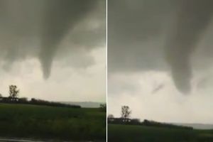VIDEO| Tornadă în România, la sfârşit de mai: Imagini spectaculoase cu fenomenul meteo extrem