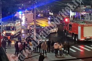 TÂRGOVIȘTE: Accident în centrul municipiului