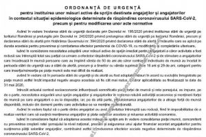 Ordonanta publicata in Monitorul Oficial: Angajatii care se intorc din somajul tehnic dupa 1 iunie vor avea o parte din salariu platit de stat 