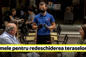 Normele pentru redeschiderea teraselor: Obligatoriu rezervare, nu se stă în picioare, meniurile nu se transferă