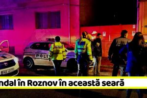NEAMȚ: Scandal în Roznov în această seară. Au intervenit mascaţii