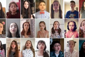 Melodia “Deschideţi poarta Soarelui”, interpretată online de 21 de copii, lansată de 1 Iunie