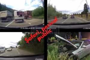 ”Concurs” de depăşiri kamikaze, între şoferii de autoturisme şi cei de vehicule grele