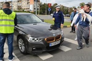 Accident pe Bulevardul Dacia: Aflat la volanul unui BMW, un tânăr de 20 de ani a lovit un bătrânel pe zebră (FOTO)