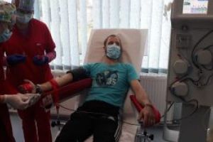 Baia Mare: Prima prelevare de plasmă de la un pacient COVID-19 vindecat