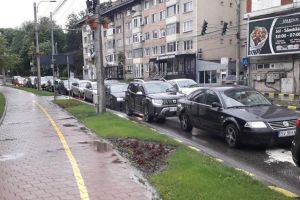Poliţişti pe post de sperietoare la McDonald's pentru ca şoferii să nu mai blocheze artera ...