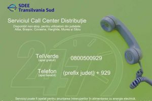 Noul număr de telefon la care cetăţenii pot anunţa întreruperile de curent sau alte defecţiuni