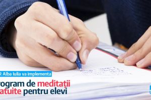 USR Alba Iulia va implementa un program de meditaţii gratuite pentru elevi