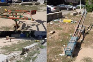 Problema locurilor de joaca. Cat va mai dura pana cand se va intampla o tragedie? (galerie foto)