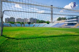 Lucrari de refacere a gazonului stadionului Gheorghe Hagi“ din Constanta (galerie foto)
