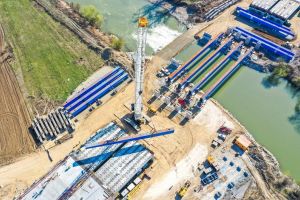 Oţelul LIBERTY Galaţi folosit în construirea podurilor peste Mureş