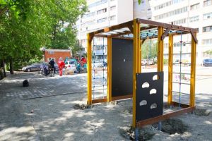 Locuri de joaca in Constanta: Astazi, au fost montate elemente la spatiile din zona de agrement de pe strada Caraiman (galerie foto)