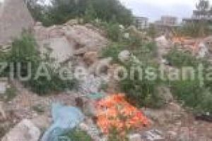 In buza Constantei: Groapa de gunoi, ascunsa printre constructiile de pe malul Lacului Siutghiol. Garda de Mediu, sesizata (galerie foto)