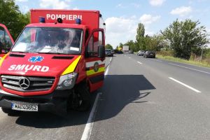 VIDEO: Autospeciala ISU implicată într-un accident rutier pe DN2-E85