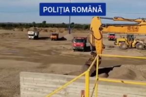 Percheziţii la 14 balastiere din Bihor pentru evaziune şi activităţi miniere fără permis (VIDEO)