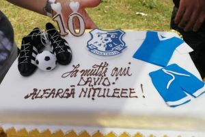 Alearga, Nituleee!“: Tort special, de ziua sa, pentru micul fotbalist David Nitu, de la grupa 2010 a FC Farul Constanta (galerie foto)