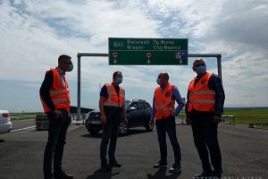 Prefectul Dumitru Ţiplea, vizită pe şantierul autostrăzii A3. Tronsonul Biharia-Borş va fi gata luna aceasta (FOTO)