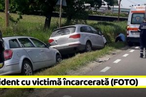 NEAMȚ: Accident cu victimă încarcerată (FOTO)