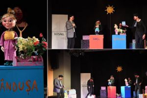 FOTO| Teatrul de Păpuşi „Prichindel” revine pe scenă, în aer liber, cu respectarea măsurilor de distanţare socială