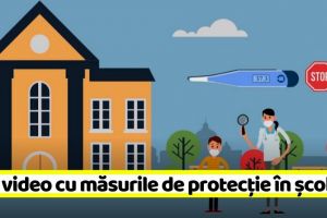Ministerul Educaţiei a lansat un clip video cu măsurile de protecţie în şcoli (VIDEO)