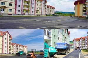 Asfalt în zona blocurilor din Subcetate. Prin proiectul de 2,3 milioane lei se vor face loc de joacă şi parcare