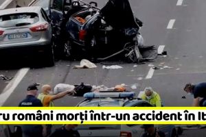 MAE: Patru români morţi într-un accident în Italia