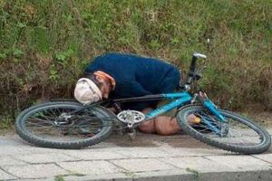 Pe bicicletă, pe drum public, cu alcoolemie 1,26 mg/l alcool pur în aerul expirat!