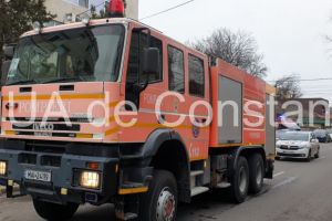 Judetul Constanta: Incendiu la Harsova, pe strada Vantului