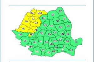 ALERTĂ meteo: COD GALBEN de VIJELII în Alba şi alte judeţe din ţară: Averse torenţiale, descărcări electrice şi grindină