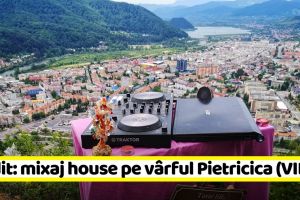 Muzică la platane mixată pe stânca de pe vârful Pietricica