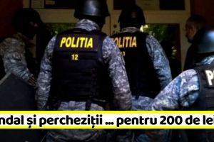 NEAMȚ: Percheziţii şi reţineri după un scandal pentru nişte alimente de 200 de lei