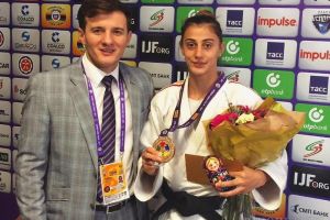 Larisa Florian a cucerit bronzul la Mastersul de Judo de la St. Petersburg, din Rusia!