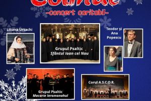 Concert caritabil de colinde, luni, la USV