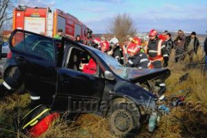 10 răniţi într-un accident la Bacău! S-a activat PLANUL ROȘU
