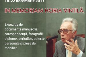 Biblioteca Judeţeană “Alexandru şi Aristia Aman” a deschis expoziţia intitulată “In memoriam Vintilă Horia”