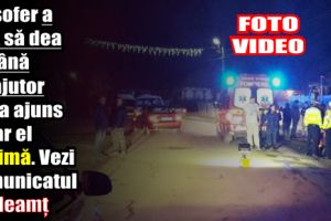 Un şofer a vrut să dea o mână de ajutor dar a ajuns chiar el victimă. Vezi comunicatul IPJ Neamţ