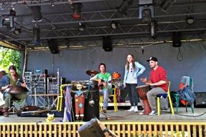 Improvizatie muzicala live, marca JamOnFish, la Timisoara