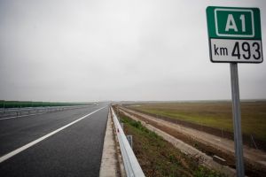 Transport agabaritic pe autostrada, in drum spre Giarmata
