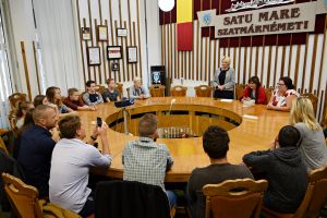 FOTO. Elevi din Olanda şi Germania, în vizită la Satu Mare. Ce i-a impresionat şi ce şi-au propus să facă