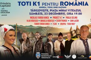 Concert la Târgovişte, pe 23 decembrie, în cadrul unui proiect care marchează Centenarul Marii Uniri